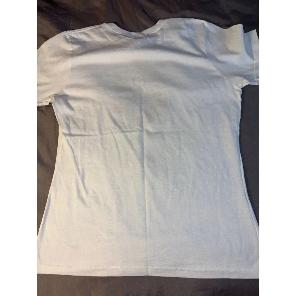 Nike Tee Shirt Boys Large White Beijing 2008 Olympic‎ USA Short Sleeve Crew Neck
